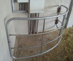 Livestock treatment frame